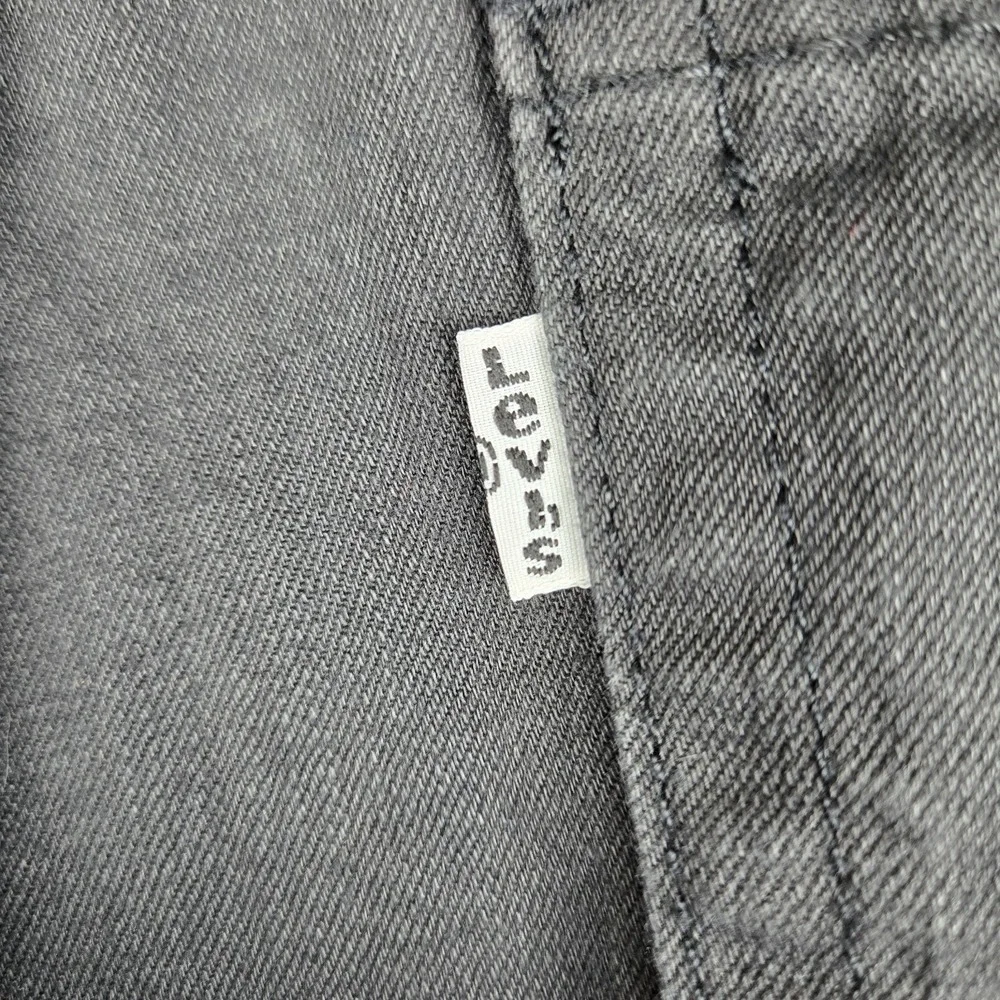 Levis‎ 505 Straight Leg Jeans Mens 36 x 34 Black Five Pocket Zip Fly White Tab